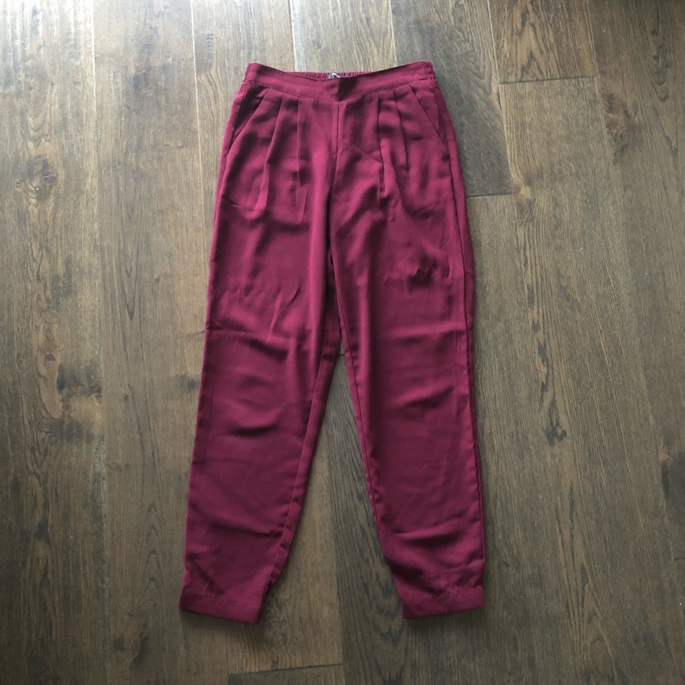 Forever 21 Burgundy Trousers